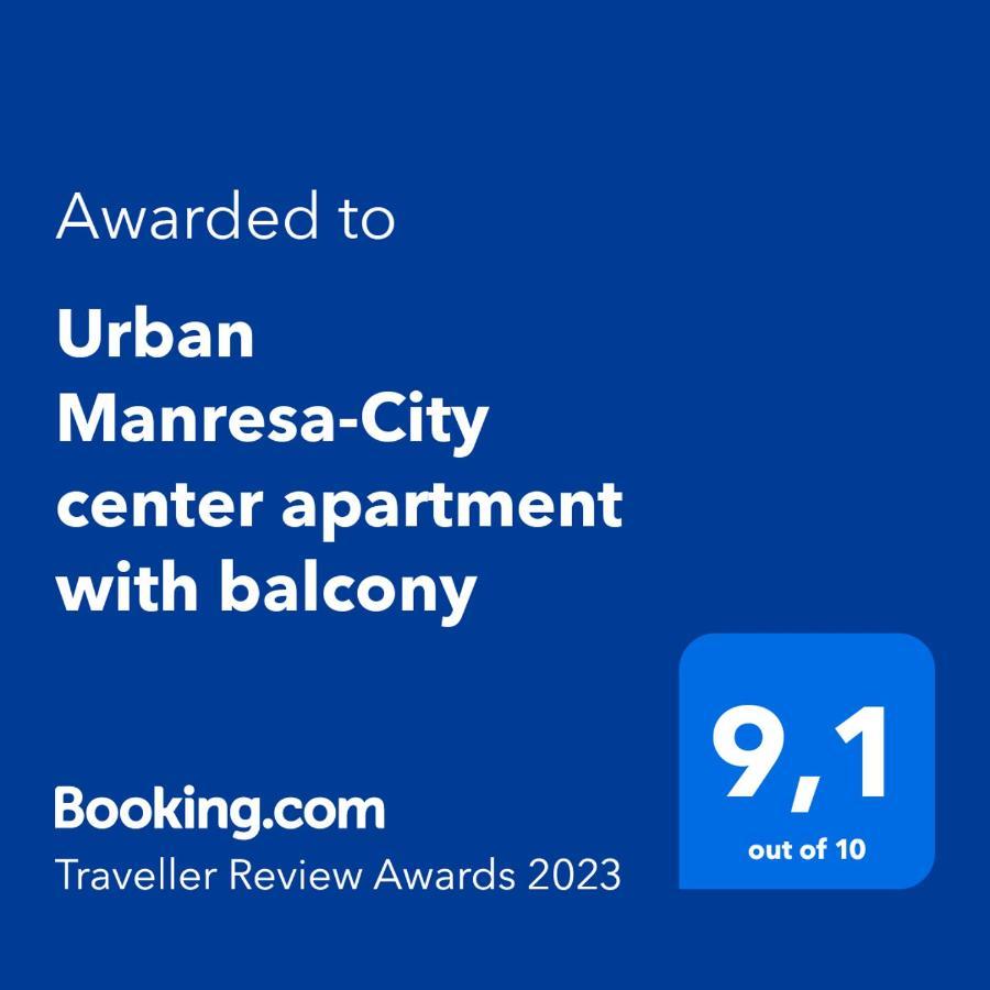 Urban Manresa-City Center Apartment With Balcony 外观 照片
